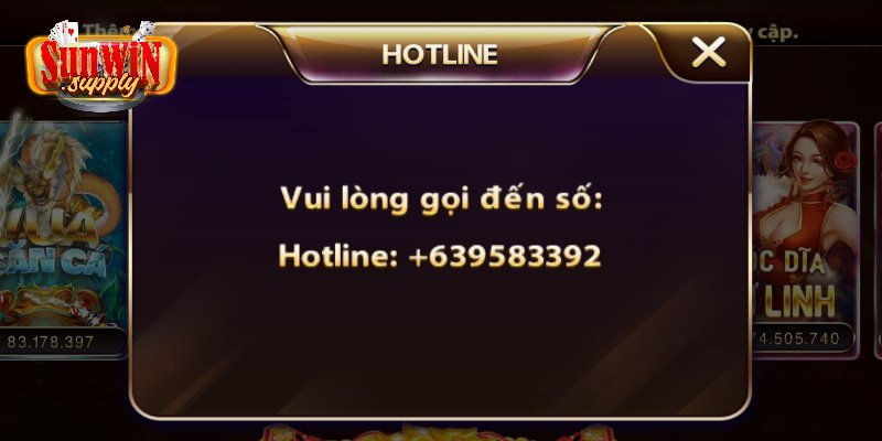 Khi gặp khó khăn hãy liên hệ ngay với số hotline của Sunwin